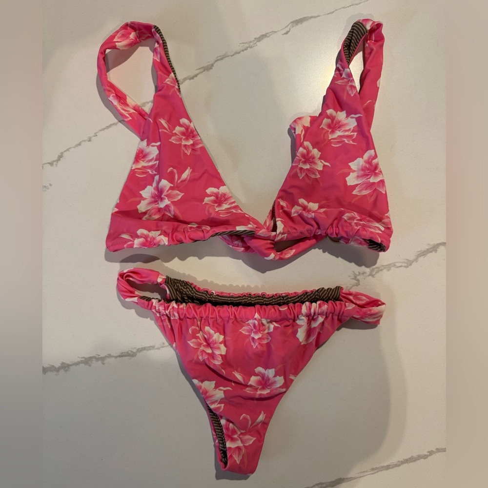 ACACIA •Floral Pink Bikini Set